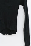 marc le bihan turtleneck long sleeve top 26950 E23 black